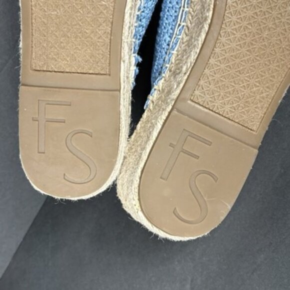 Franco Sarto Women's Size 10 Pamala Sandal‎ Wedge Platform Blue Tan Espadrille - Picture 11 of 12